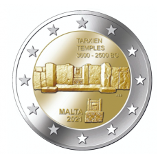 Malta 2€ Templo Tarxien 2021 